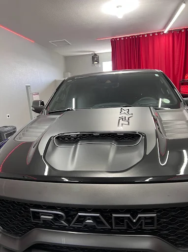 Ram TRX Hood Detailing