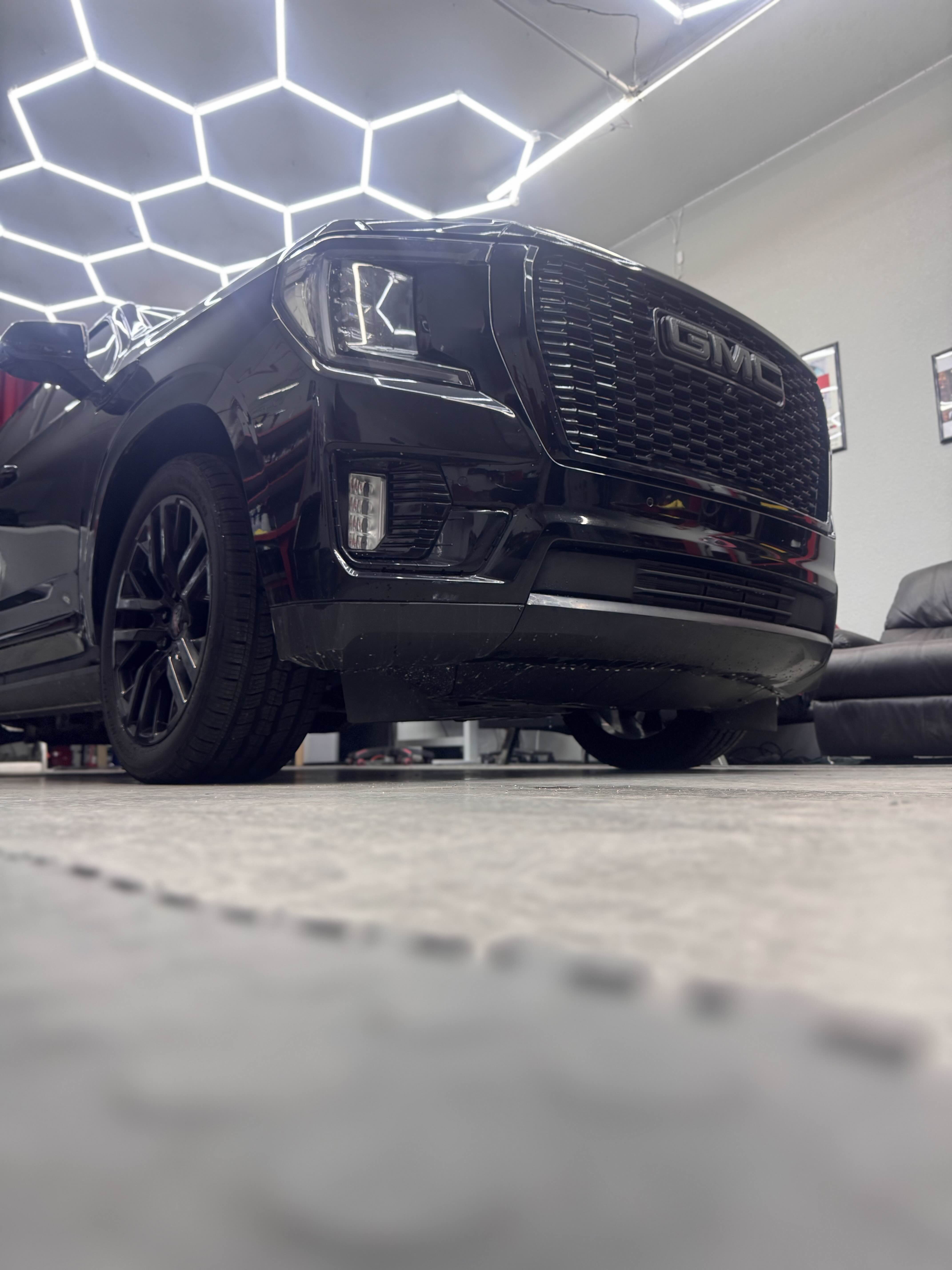 Black GMC Yukon Low Angle